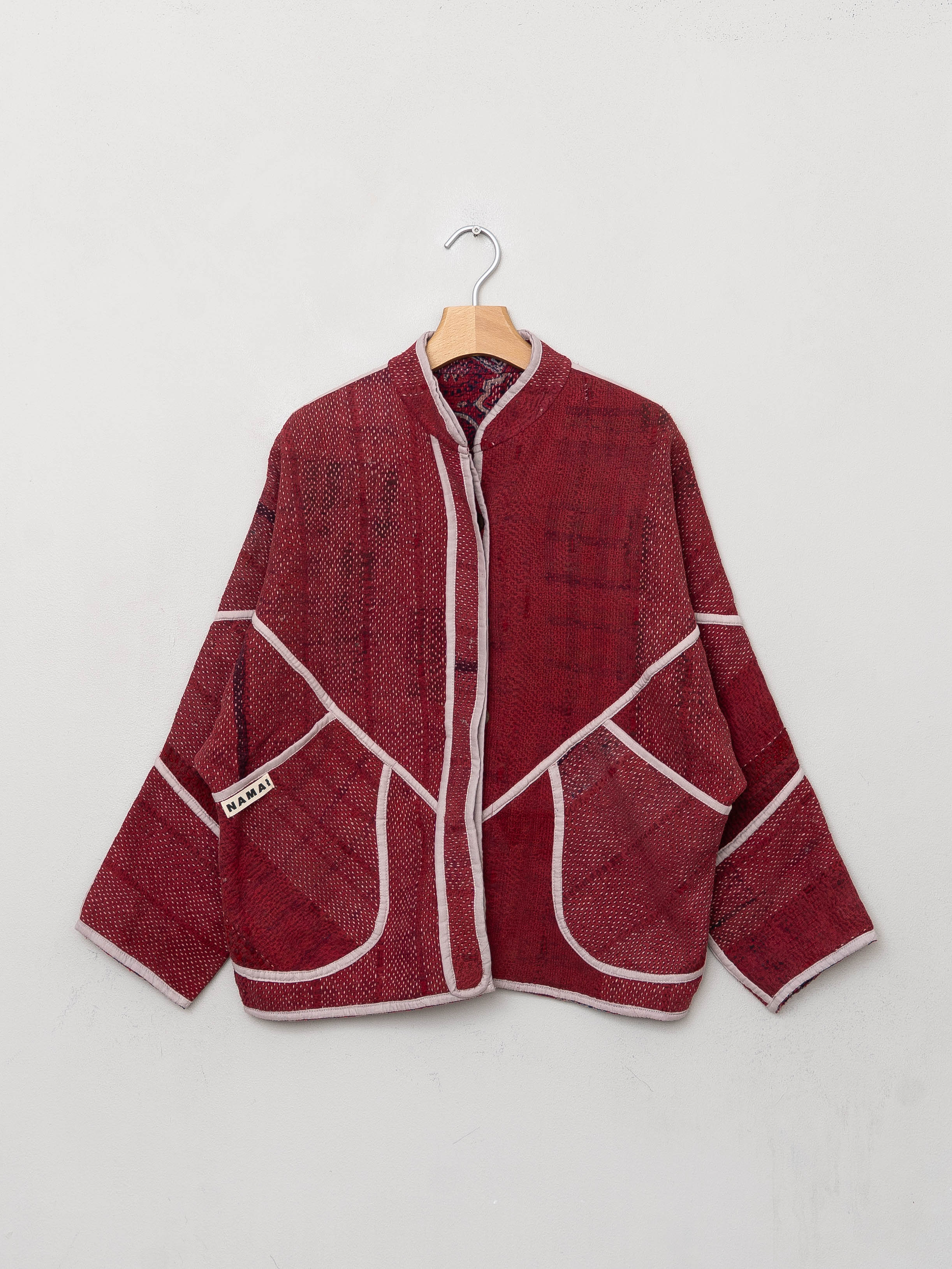 The Ladhiya Petite Quilted Patchwork Kantha Jacket