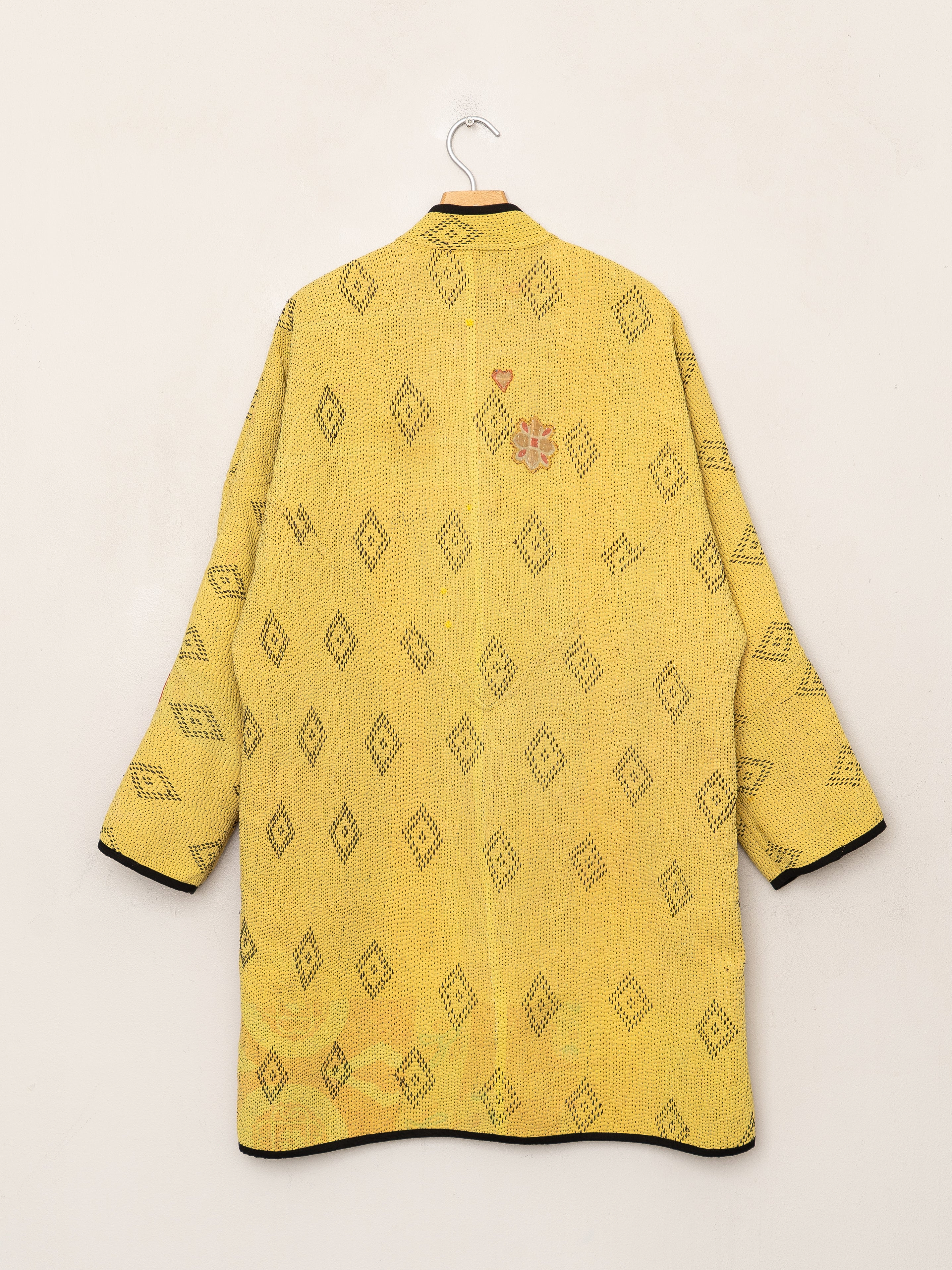 The Sai Quilted Patchwork Kantha Coat