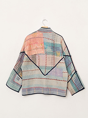 The Ladhiya Quilted Patchwork Kantha Jacket