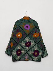 The Narmada Suzani Quilted Kantha Jacket