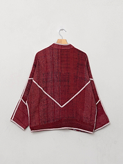 The Ladhiya Petite Quilted Patchwork Kantha Jacket