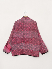 The Ladhiya Quilted Patchwork Kantha Jacket