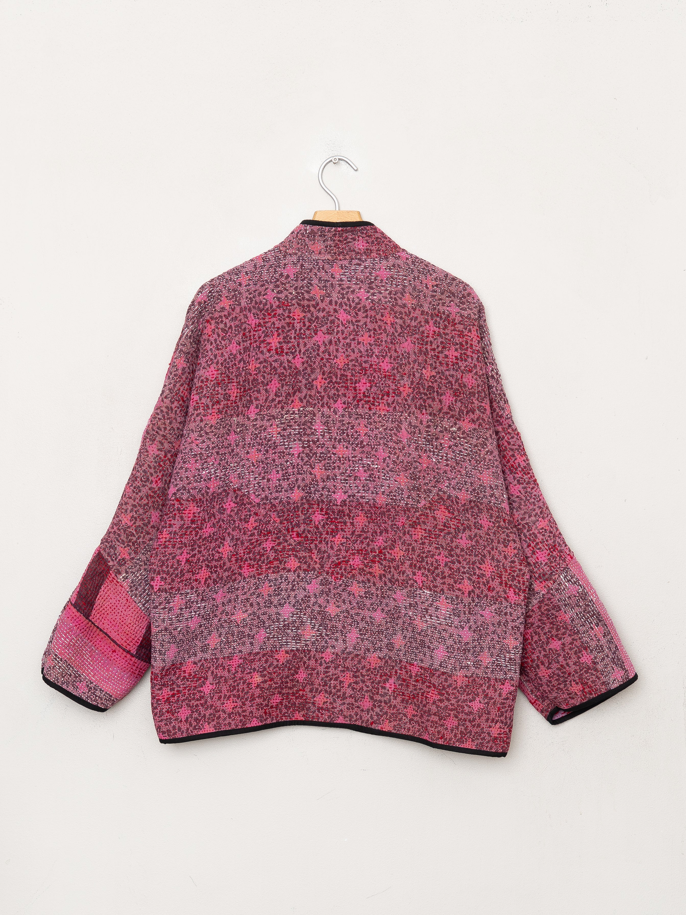 The Ladhiya Quilted Patchwork Kantha Jacket