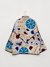 The Ladhiya Quilted Suzani Kantha Jacket