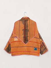 The Ladhiya Quilted Patchwork Kantha Jacket