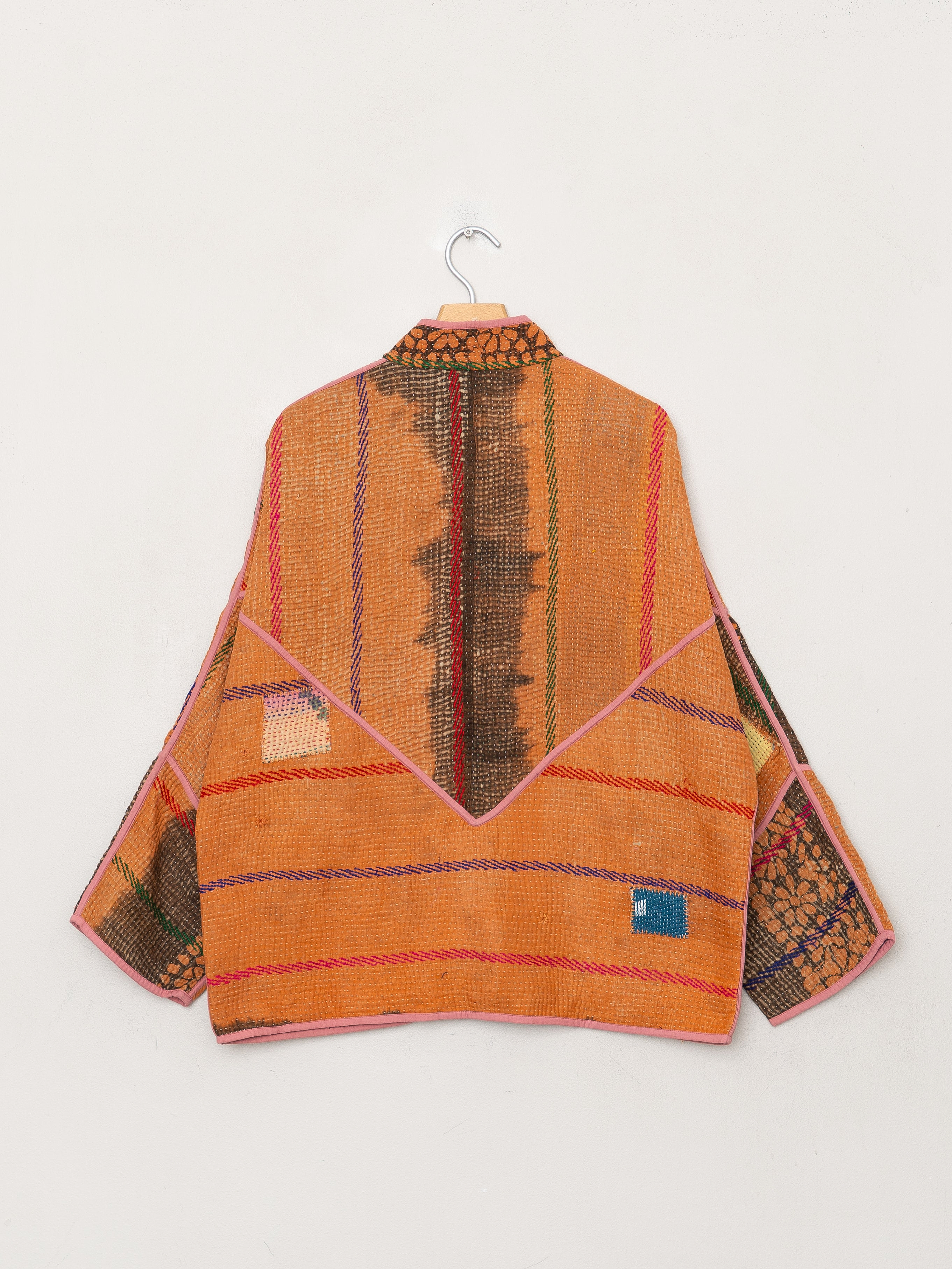 The Ladhiya Quilted Patchwork Kantha Jacket