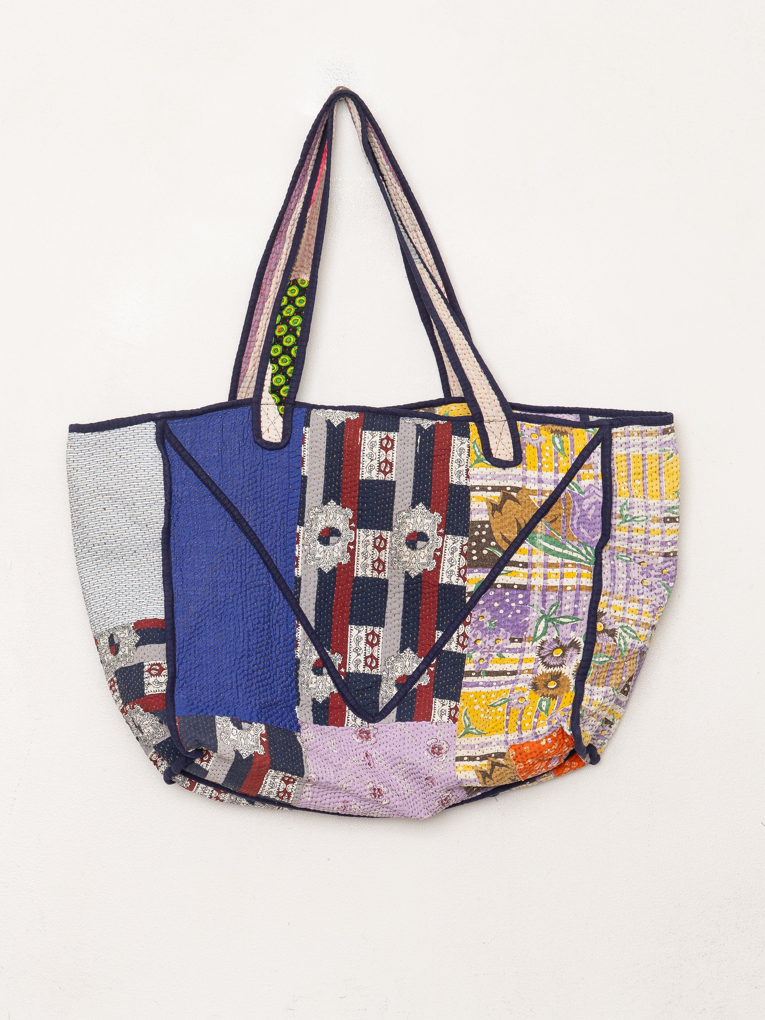 The Raksa Quilted Kantha Bag