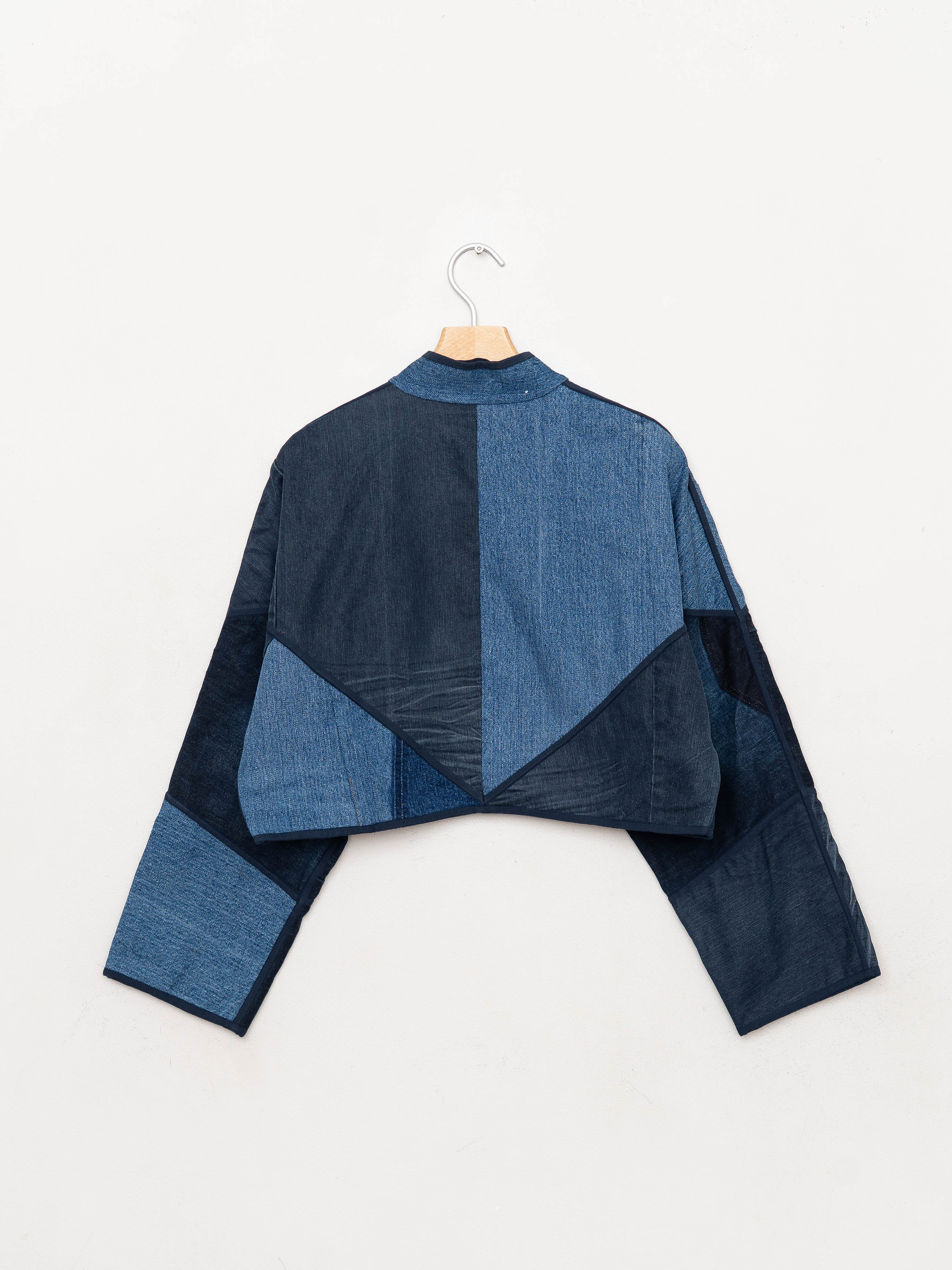 The Kaira Cropped Denim Jacket - Medium