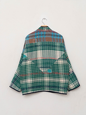 The Ladhiya Quilted Patchwork Kantha Jacket
