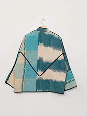 The Ladhiya Quilted Patchwork Kantha Jacket