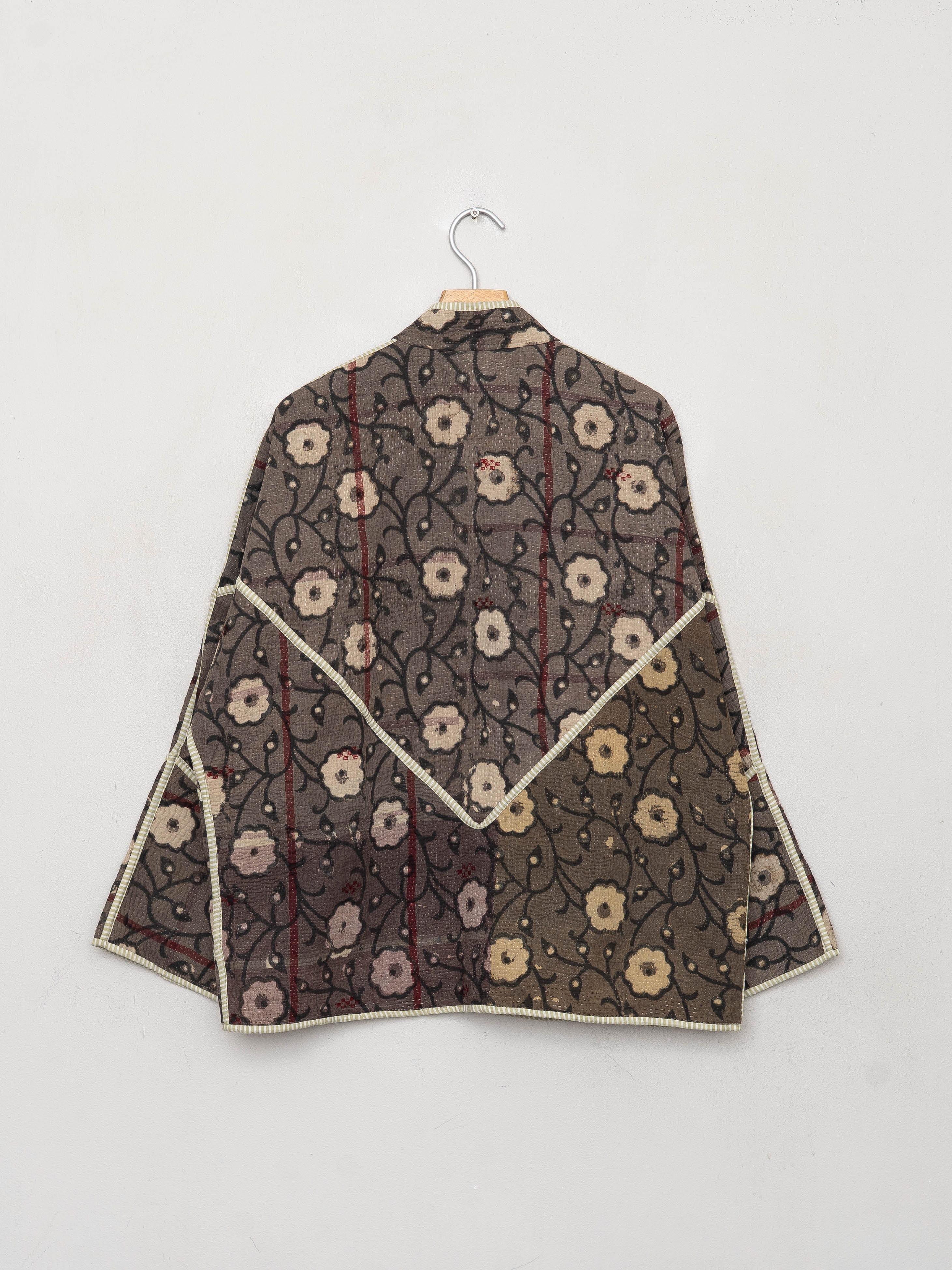 The Ladhiya Quilted Indigo Kantha Jacket Wholesale