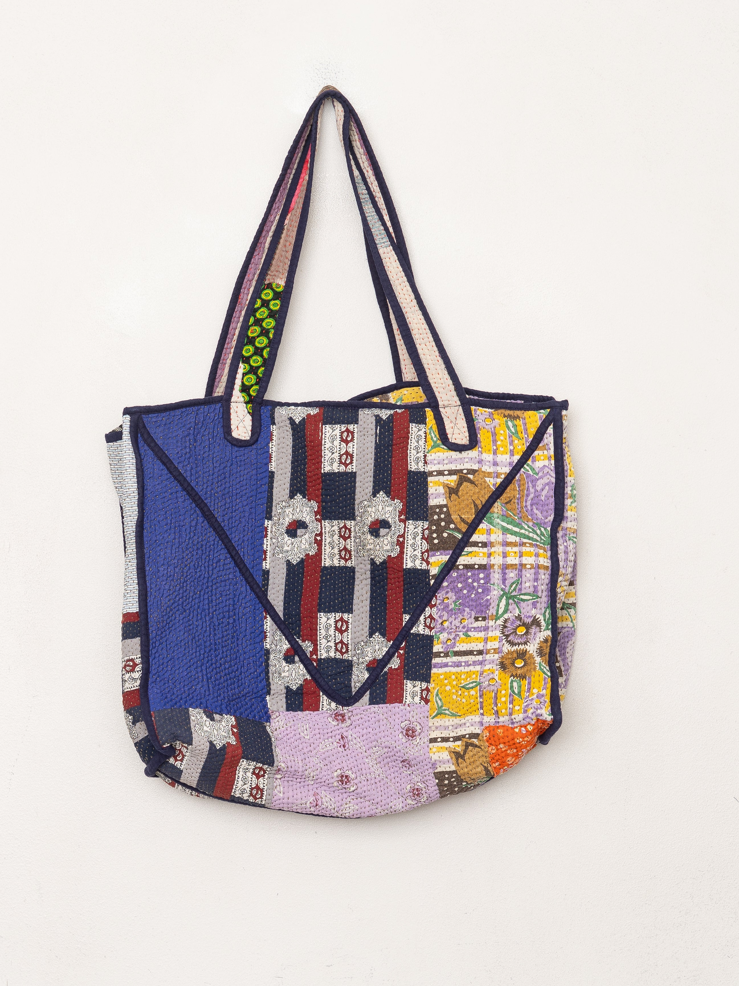 The Raksa Quilted Kantha Bag