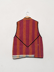 The Ladhiya Quilted Patchwork Kantha Vest
