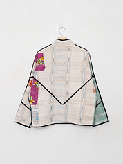 The Ladhiya Petite Quilted Patchwork Kantha Jacket