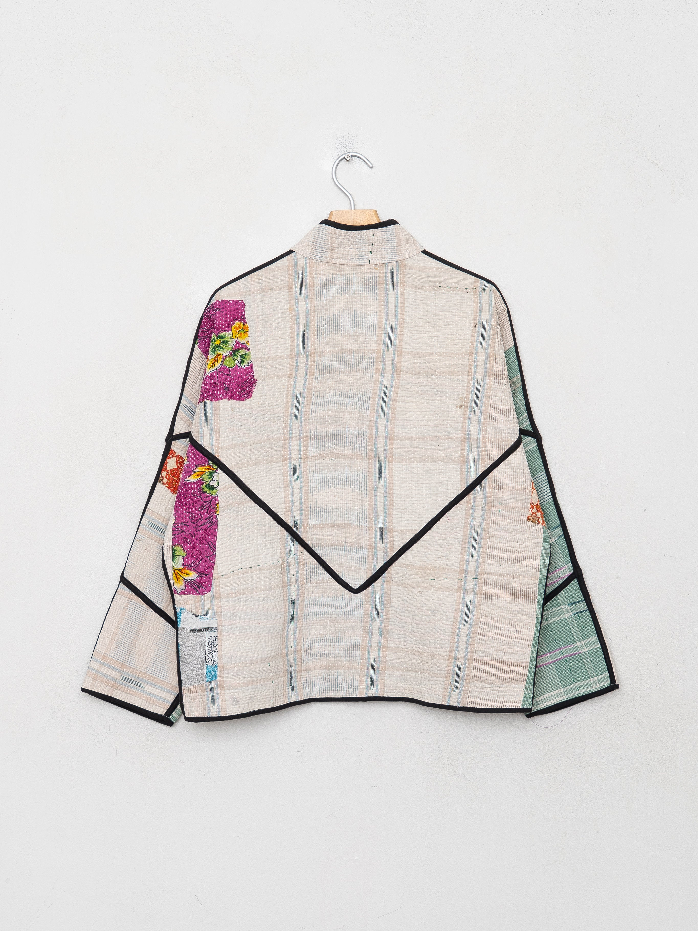 The Ladhiya Petite Quilted Patchwork Kantha Jacket