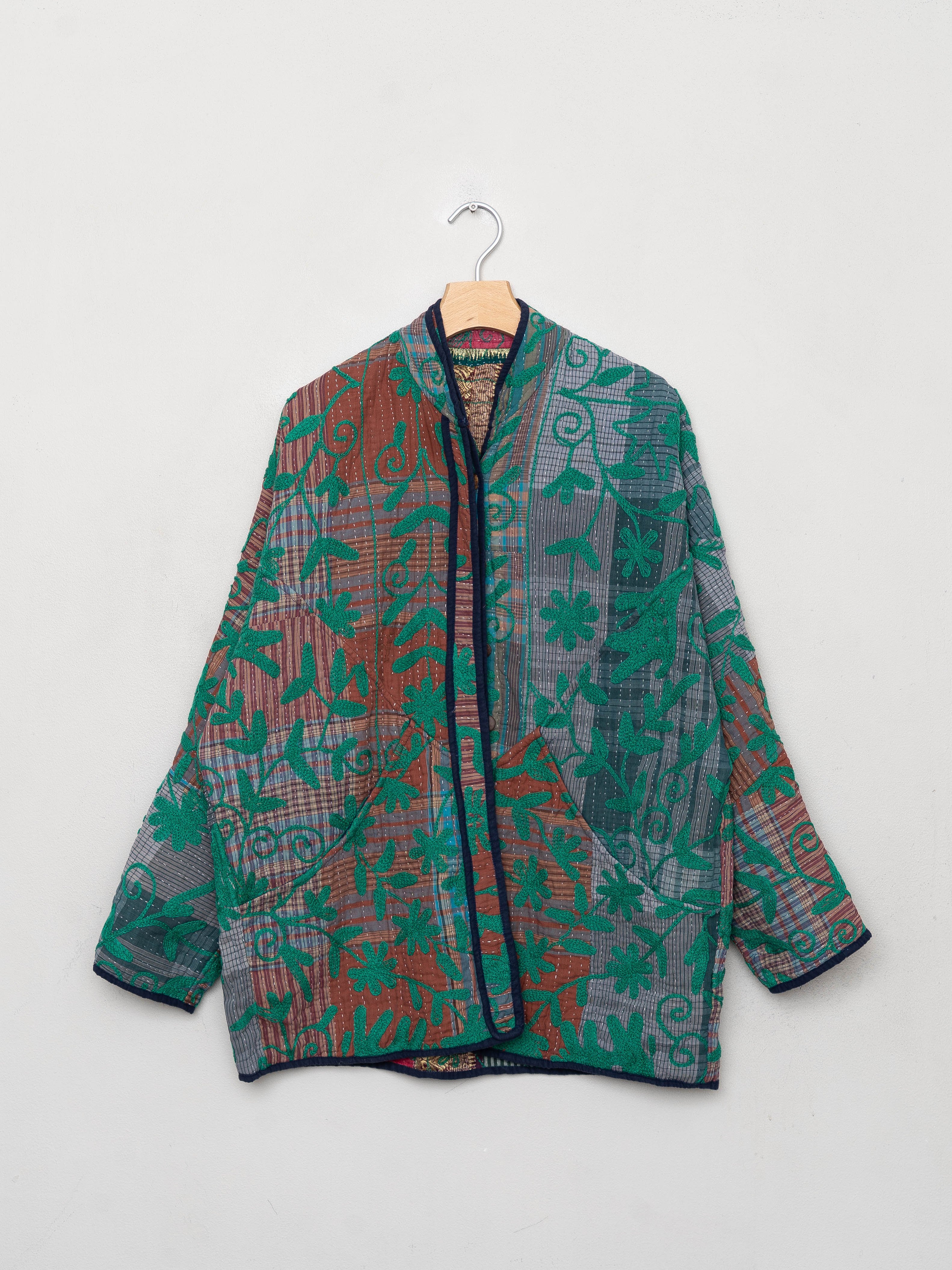 The Narmada Suzani Quilted Kantha Jacket