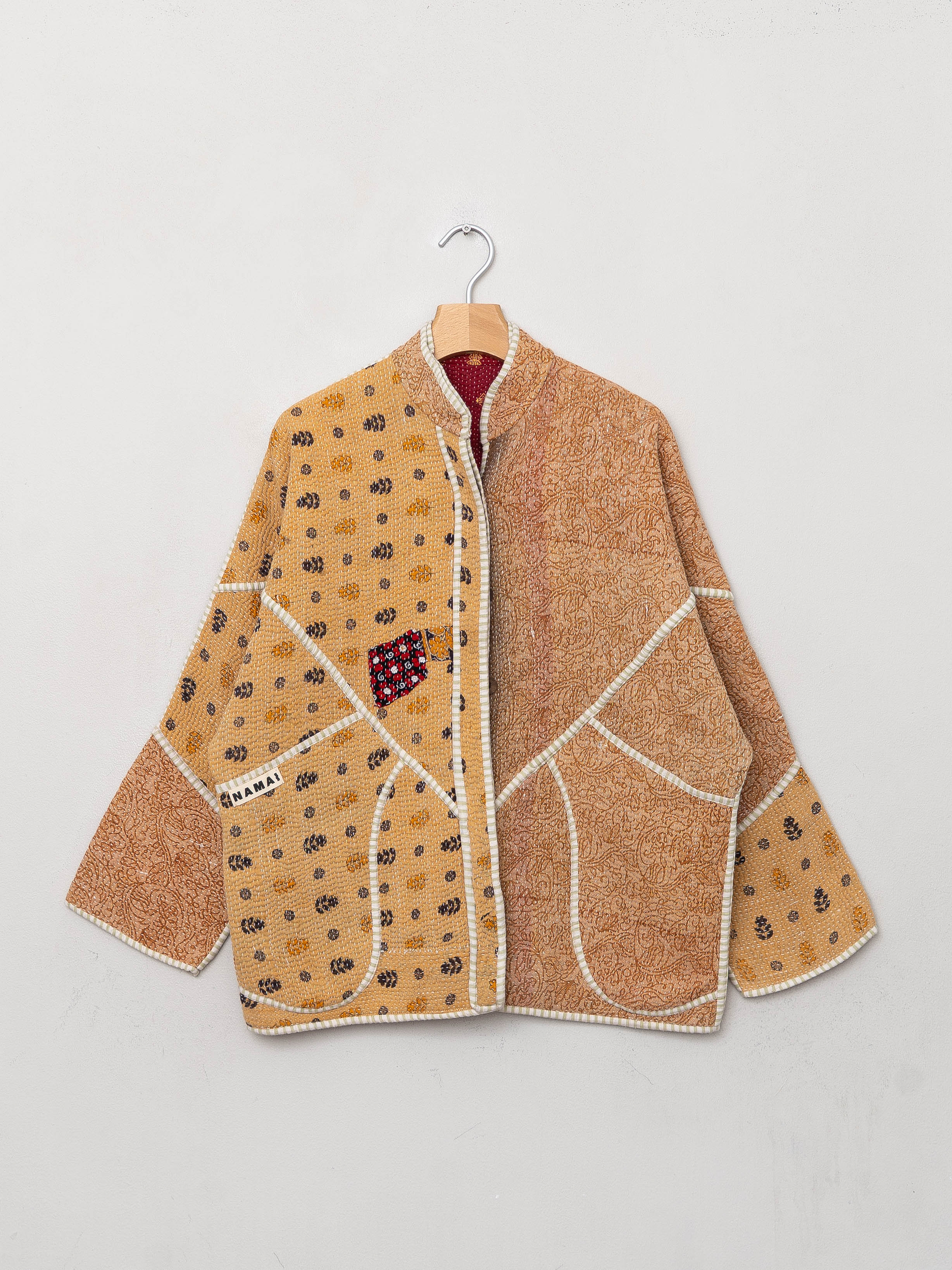 The Ladhiya Quilted Patchwork Kantha Jacket
