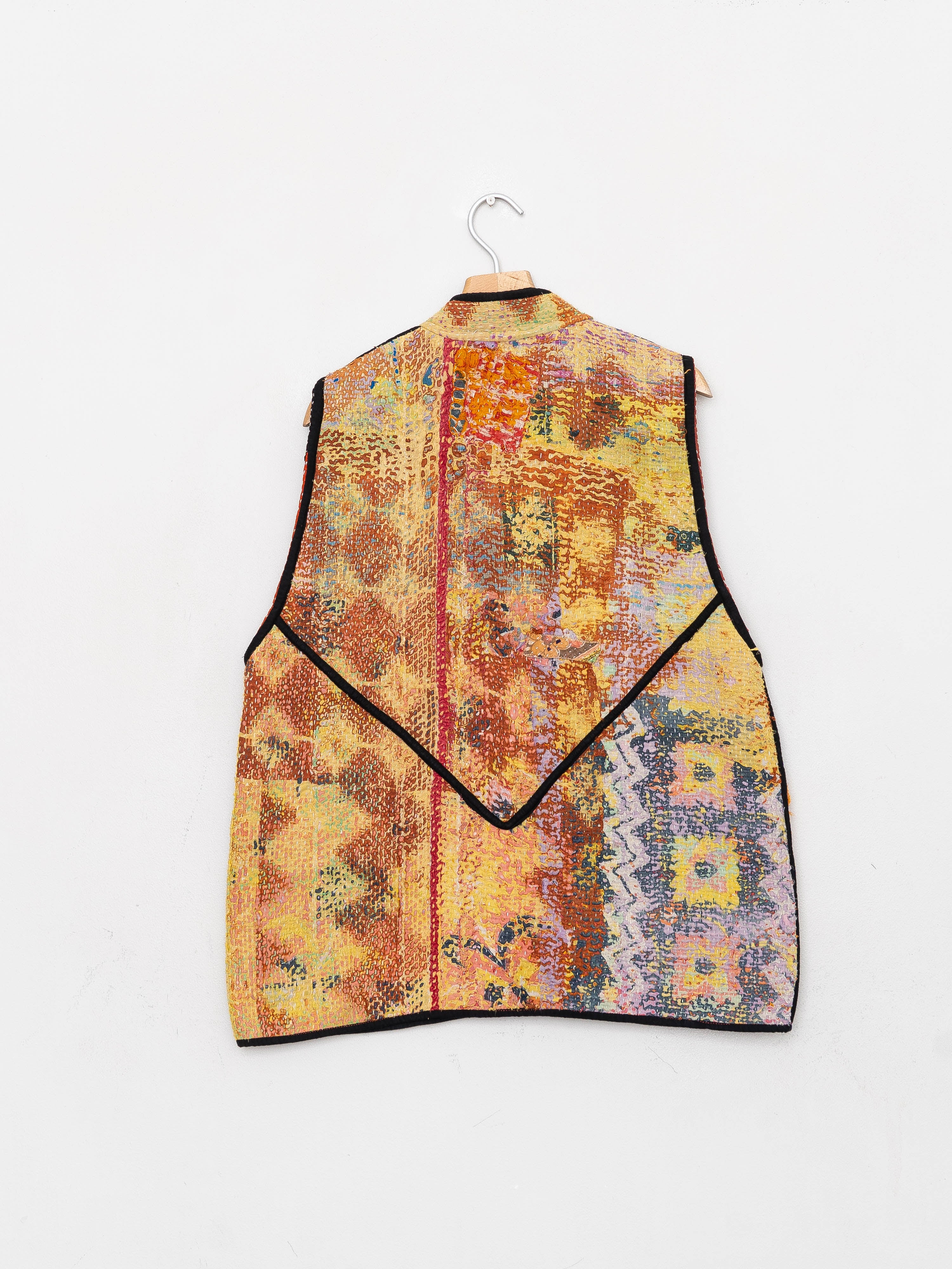 The Ladhiya Quilted Patchwork Kantha Vest