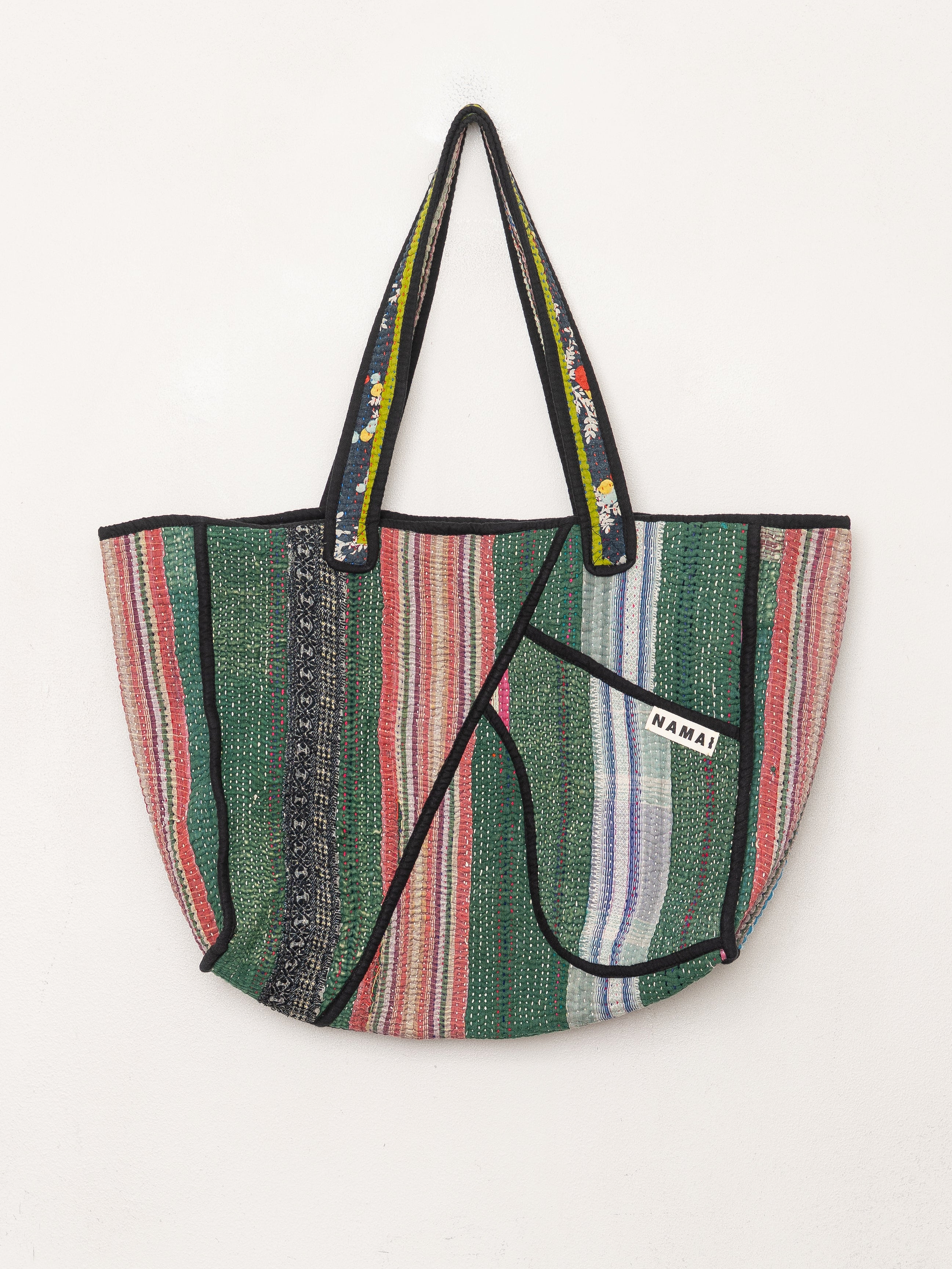 The Raksa Quilted Kantha Bag