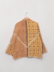 The Ladhiya Quilted Patchwork Kantha Jacket