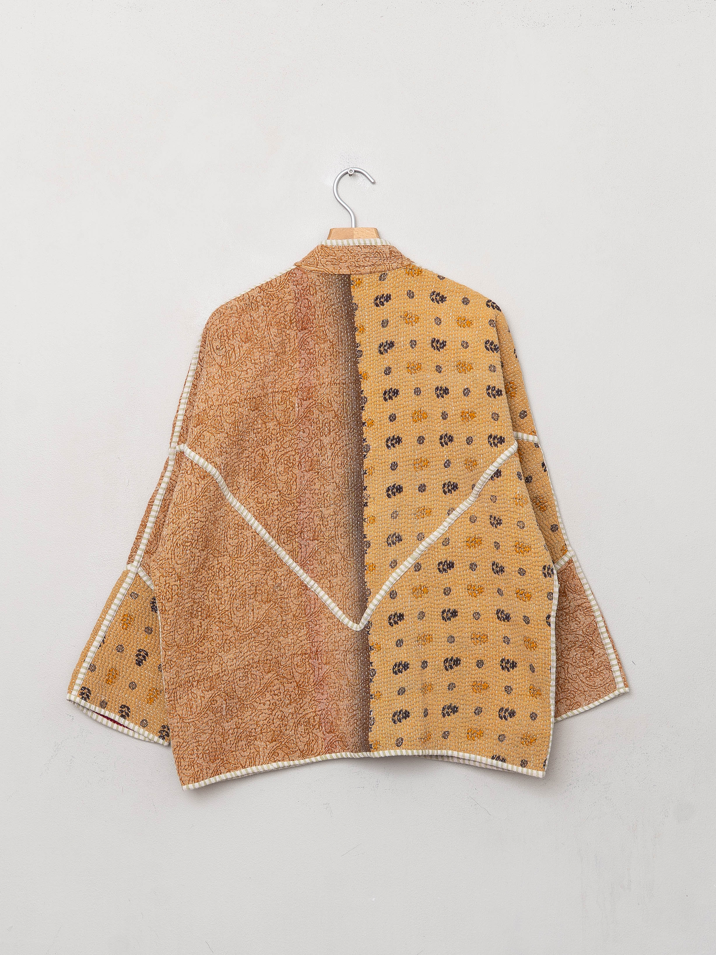 The Ladhiya Quilted Patchwork Kantha Jacket