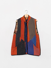 The Ladhiya Quilted Patchwork Kantha Vest