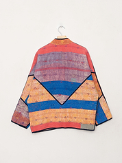 The Ladhiya Quilted Patchwork Kantha Jacket