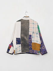 The Ladhiya Petite Quilted Patchwork Kantha Jacket