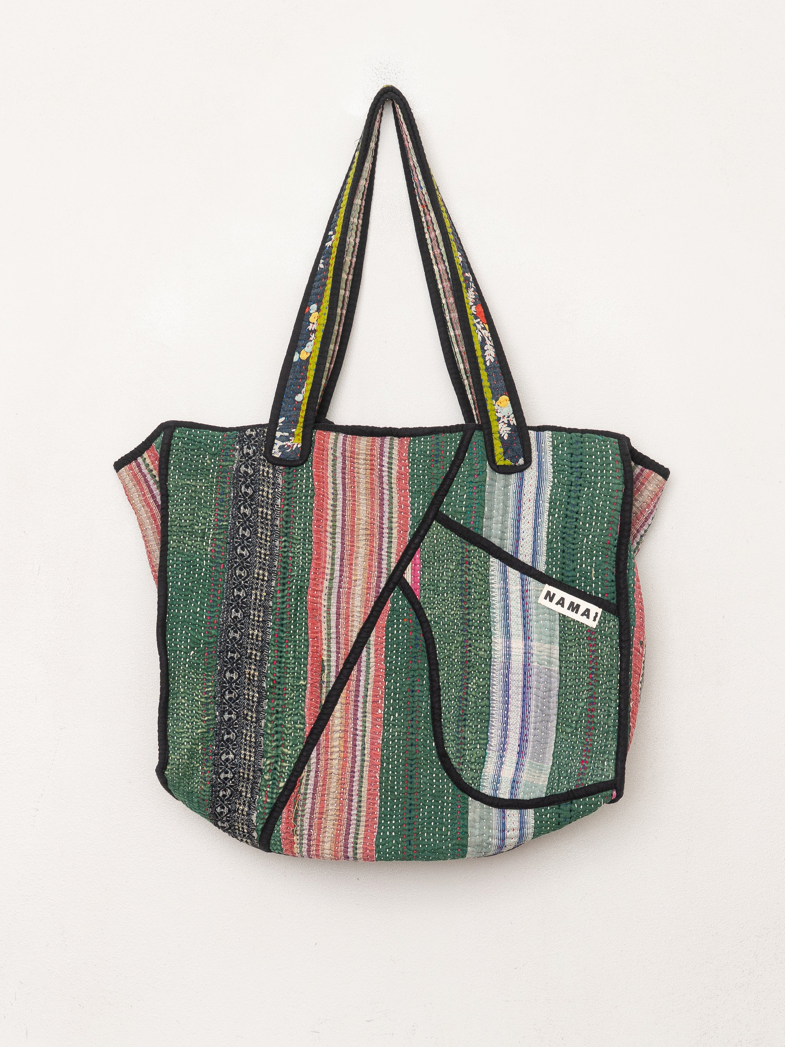 The Raksa Quilted Kantha Bag