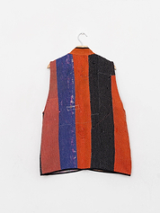 The Ladhiya Quilted Patchwork Kantha Vest