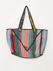The Raksa Quilted Kantha Bag
