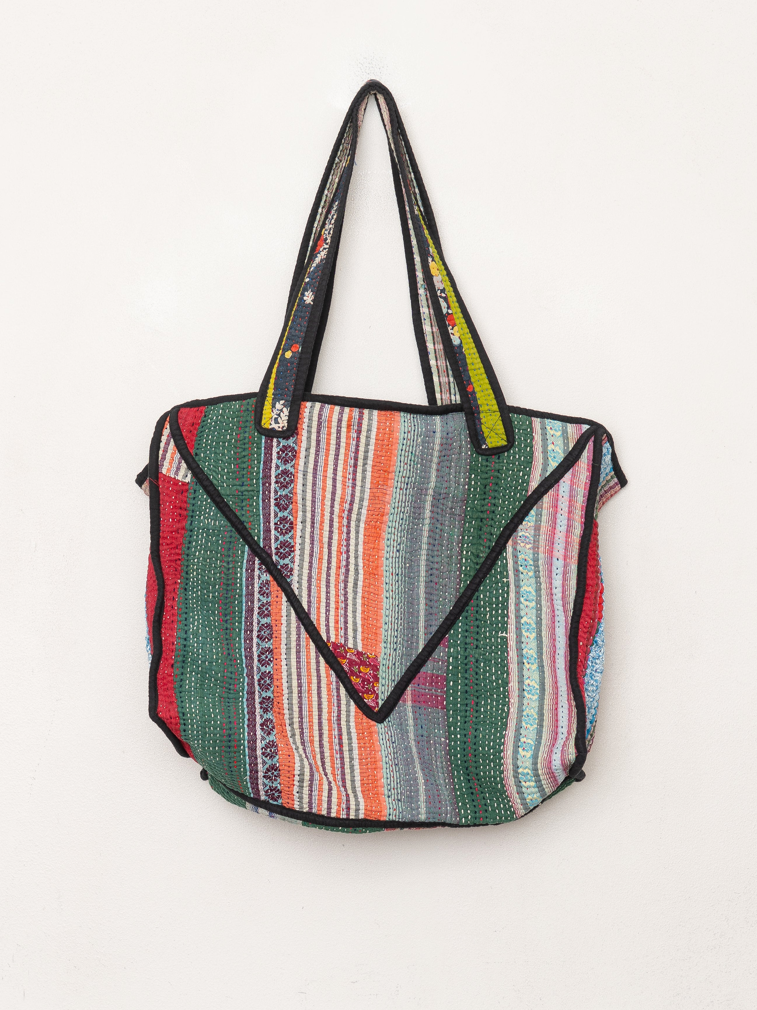 The Raksa Quilted Kantha Bag