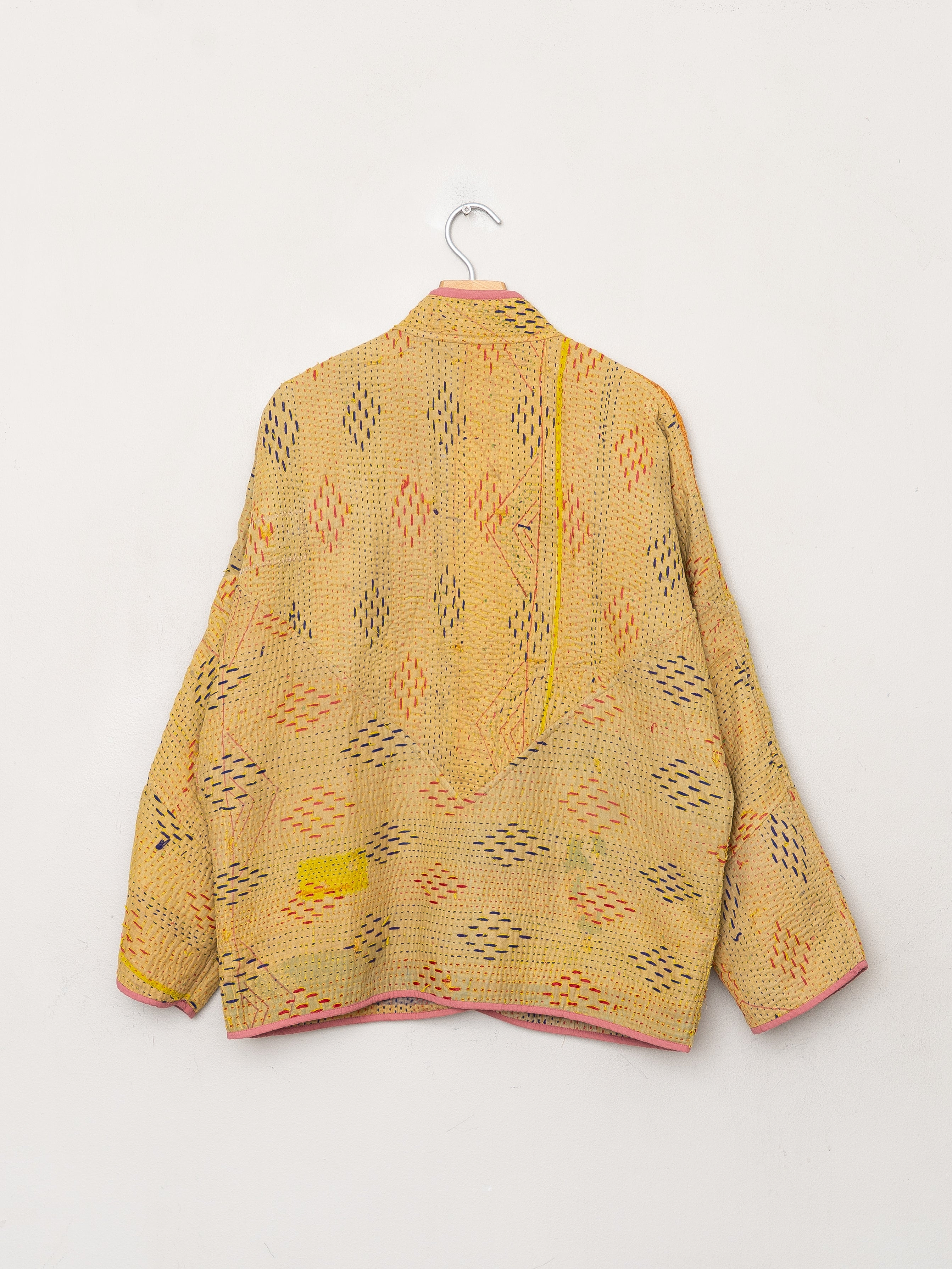 The Ladhiya Quilted Patchwork Kantha Jacket