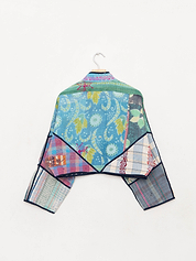 The Kaira Cropped Quilted Patchwork Kantha Jacket Wholesale