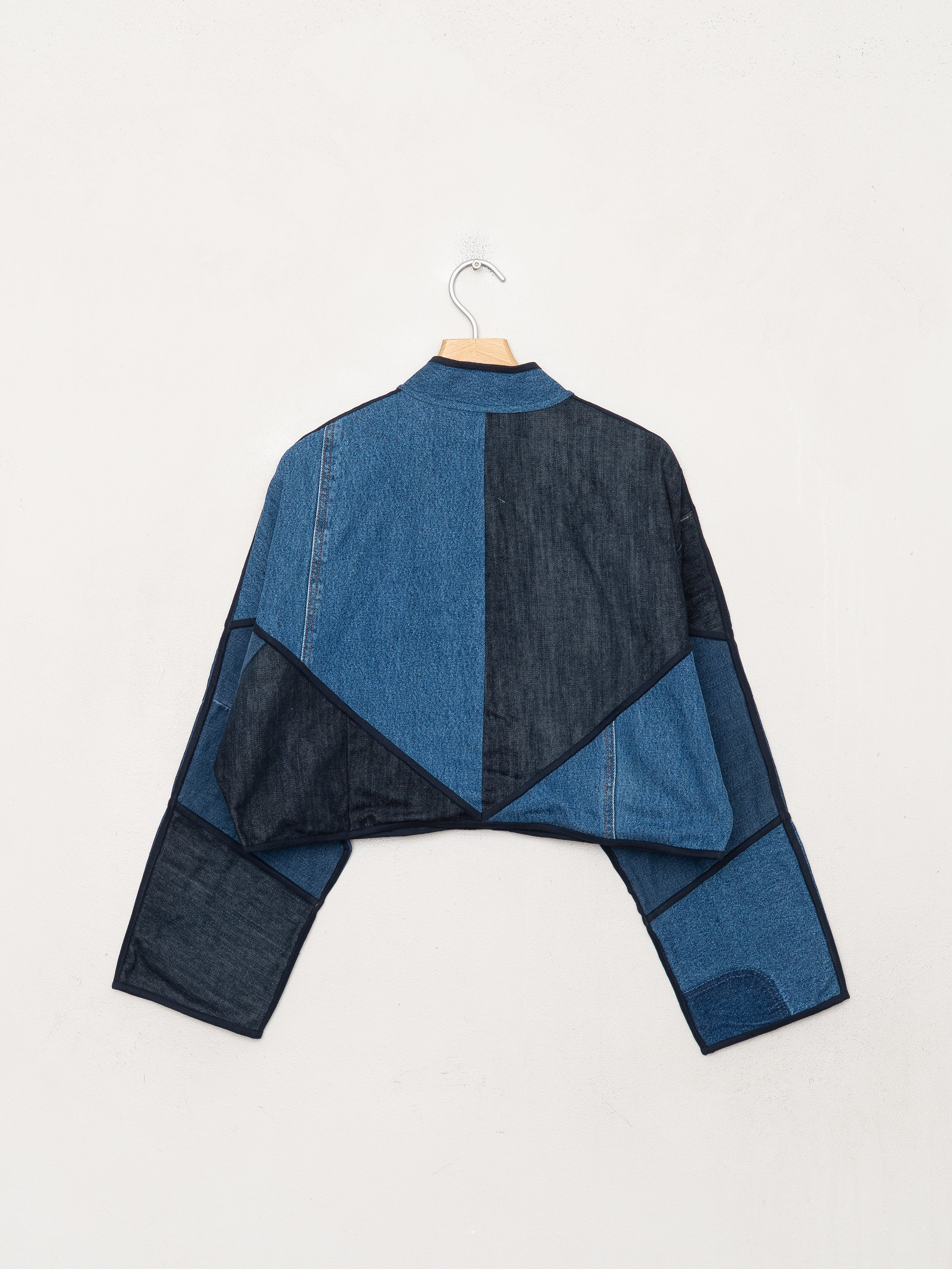 The Kaira Cropped Denim Jacket - Medium