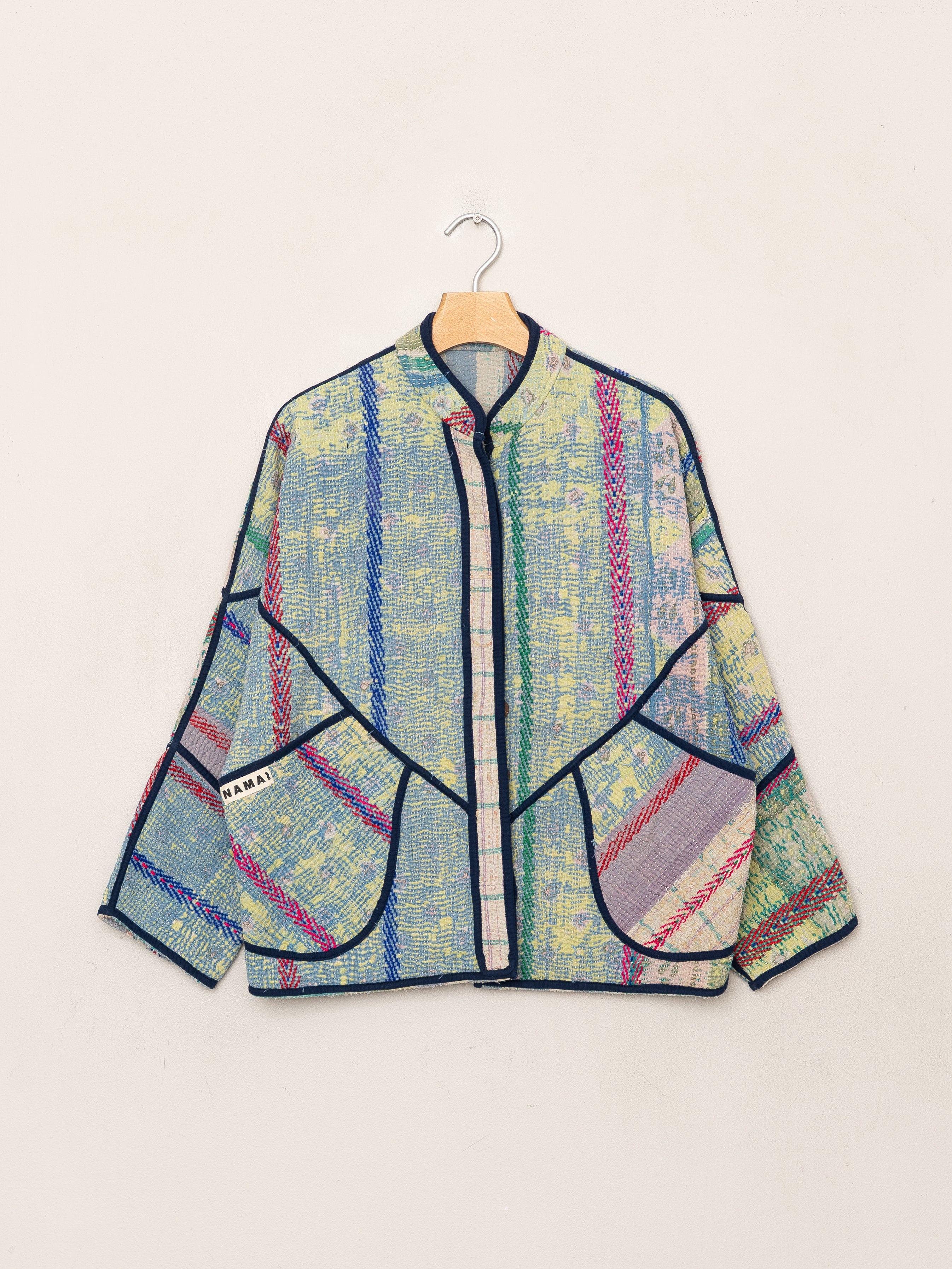 The Ladhiya Petite Quilted Patchwork Kantha Jacket