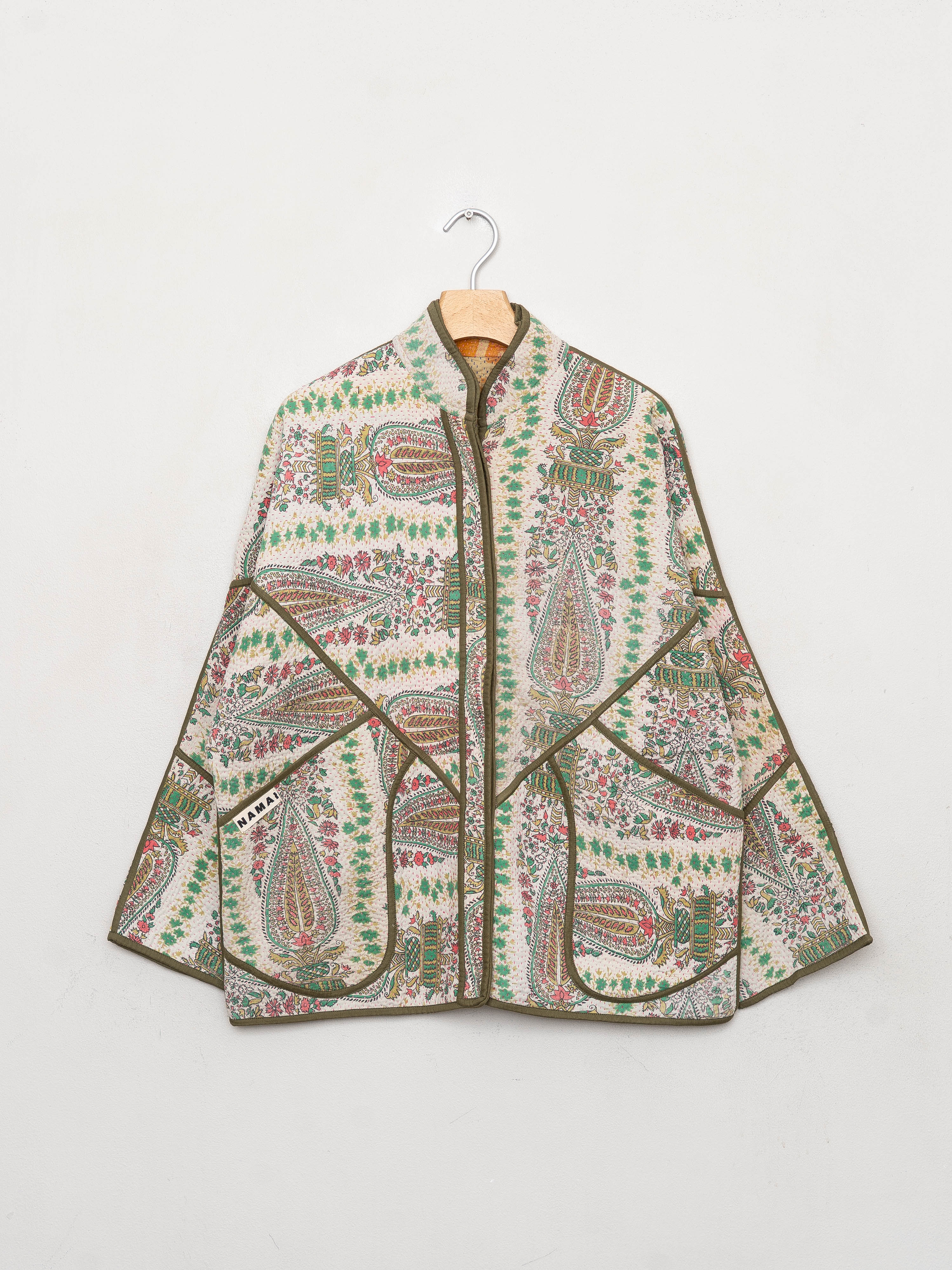 The Ladhiya Quilted Patchwork Kantha Jacket