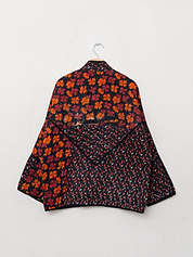 The Ladhiya Quilted Patchwork Kantha Jacket