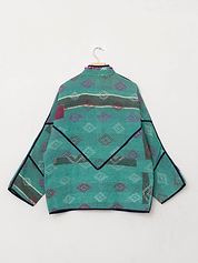 The Ladhiya Quilted Patchwork Kantha Jacket
