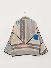 The Ladhiya Quilted Patchwork Kantha Jacket