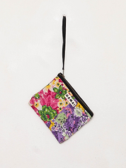 The Biju Vintage Kantha Quilted Zipper Pouch