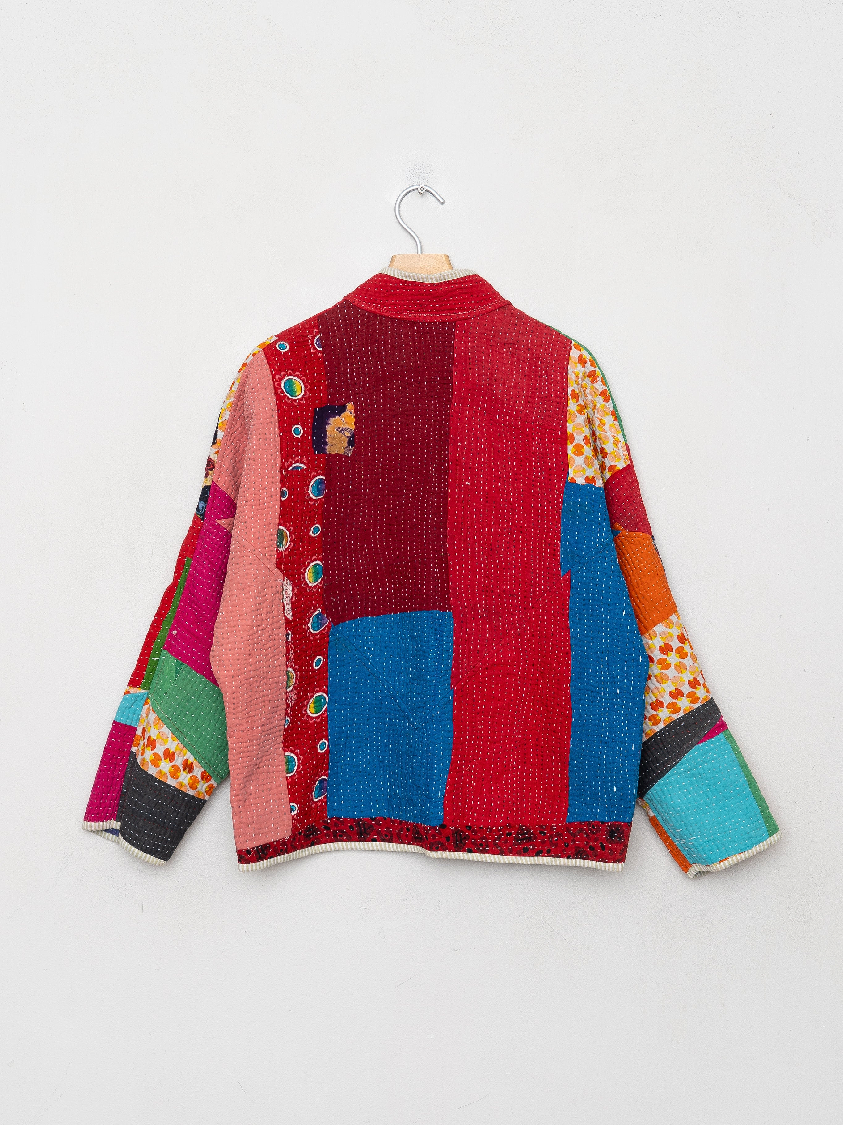 The Ladhiya Petite Quilted Patchwork Kantha Jacket