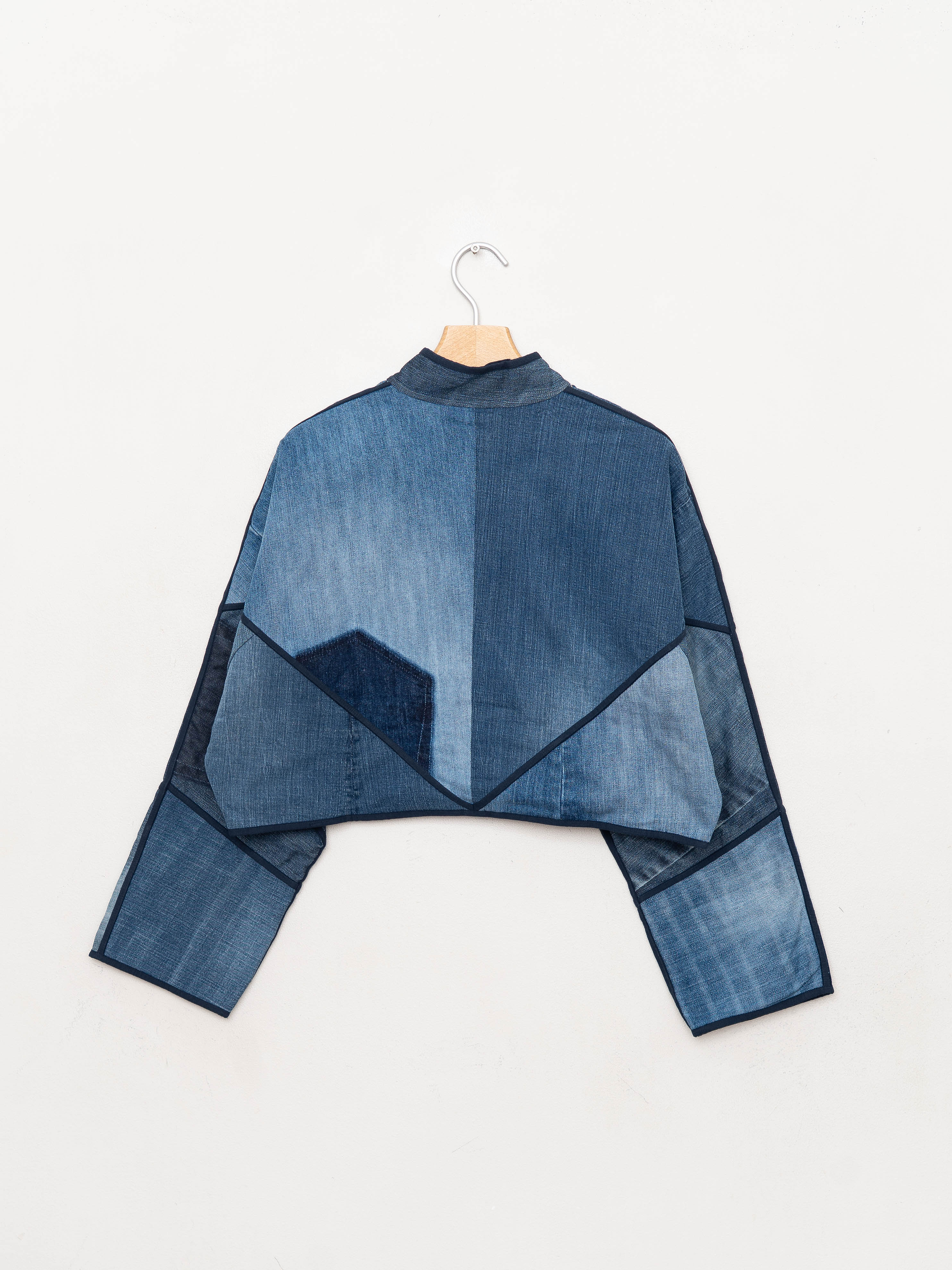 The Kaira Cropped Denim Jacket - Medium