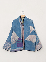 The Ladhiya Quilted Patchwork Kantha Jacket