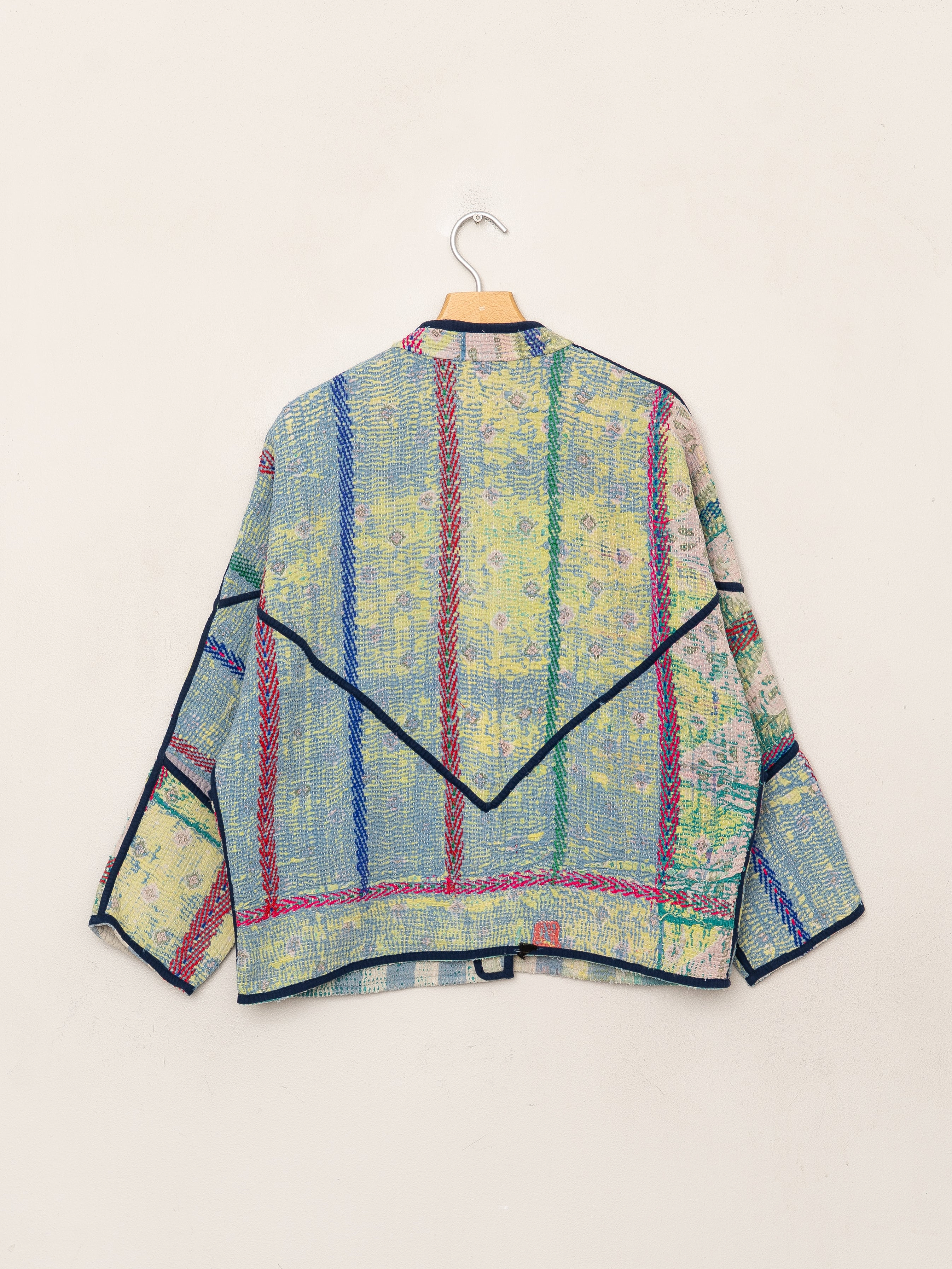 The Ladhiya Petite Quilted Patchwork Kantha Jacket