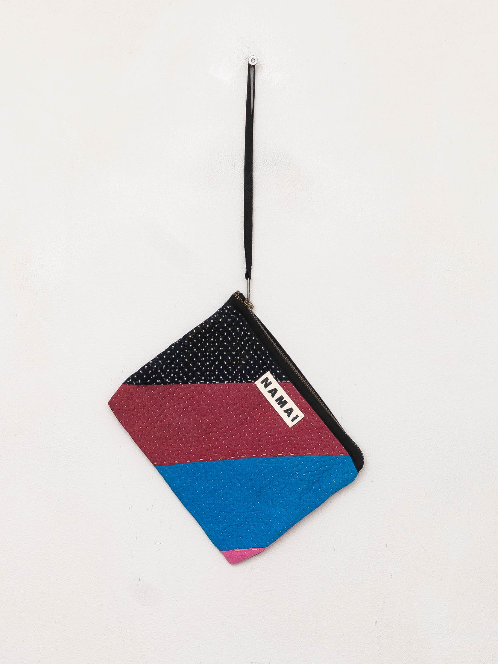 The Biju Vintage Kantha Quilted Zipper Pouch