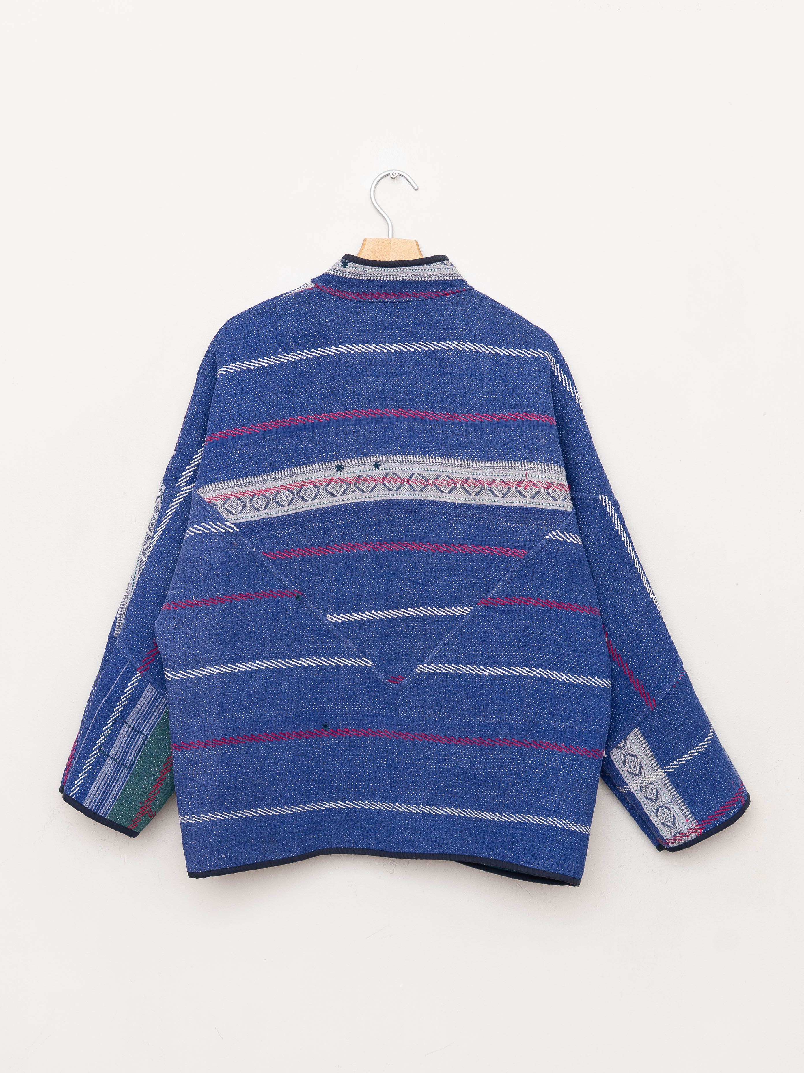 The Ladhiya Quilted Patchwork Kantha Jacket