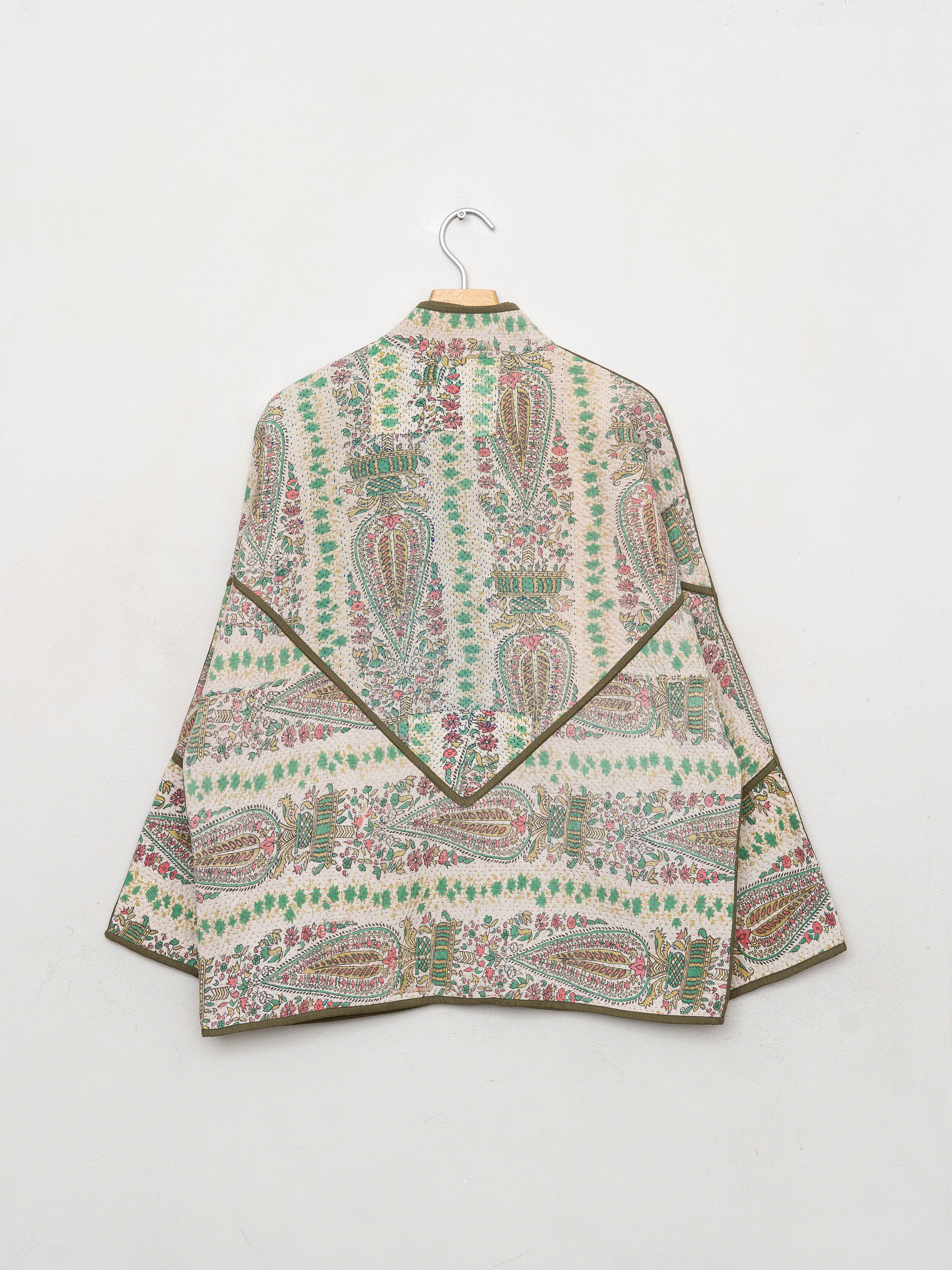 The Ladhiya Quilted Patchwork Kantha Jacket
