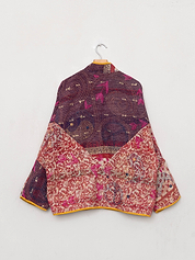 The Ladhiya Quilted Suzani Kantha Jacket