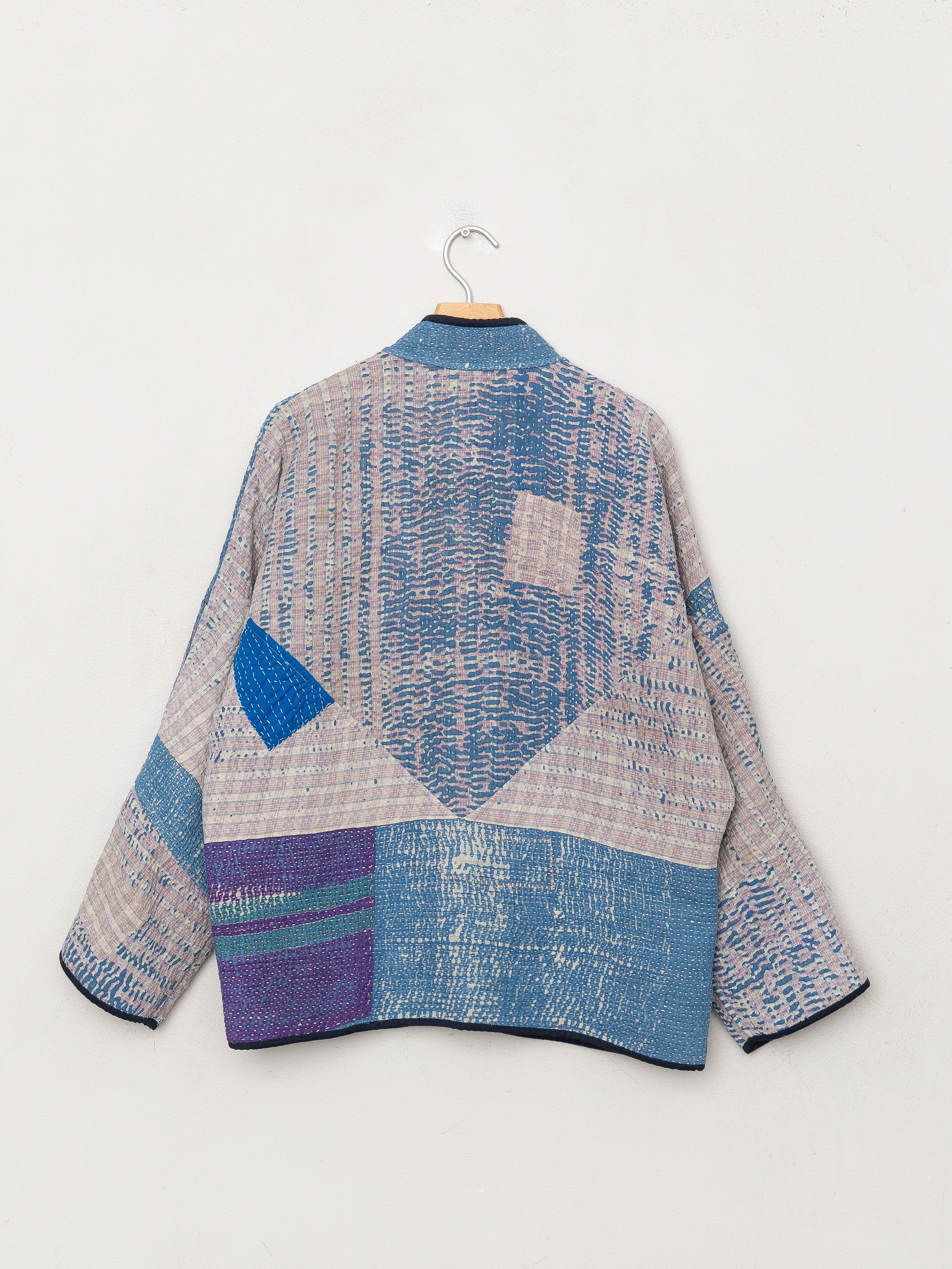 The Ladhiya Quilted Patchwork Kantha Jacket